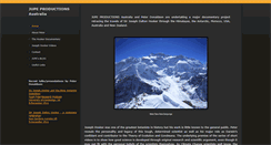 Desktop Screenshot of jupeproductions.com
